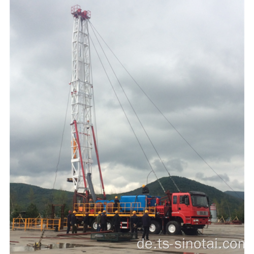 SINOTAI API-zertifiziertes 40T 250HP No-Guyline-Workover-Rig